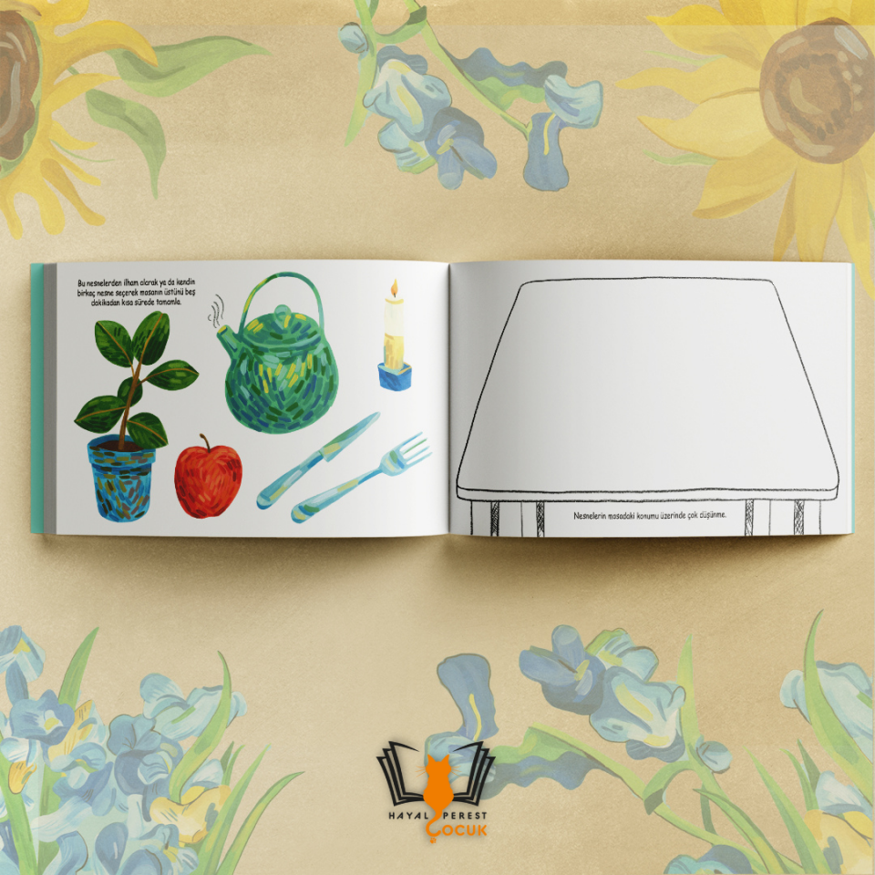 Van Gogh Etkinlik Kitabı Van Gogh’un tekniklerini keşfet ve kendin dene