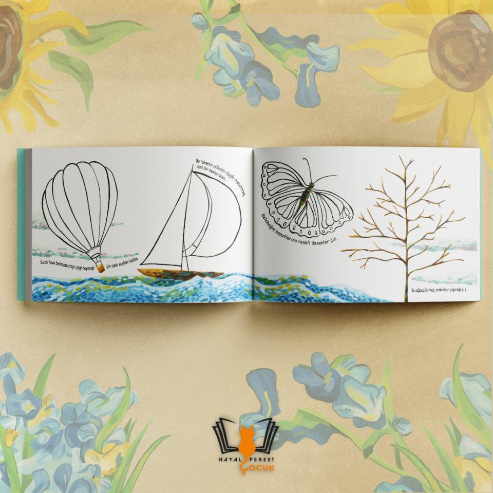 Van Gogh Etkinlik Kitabı Van Gogh’un tekniklerini keşfet ve kendin dene