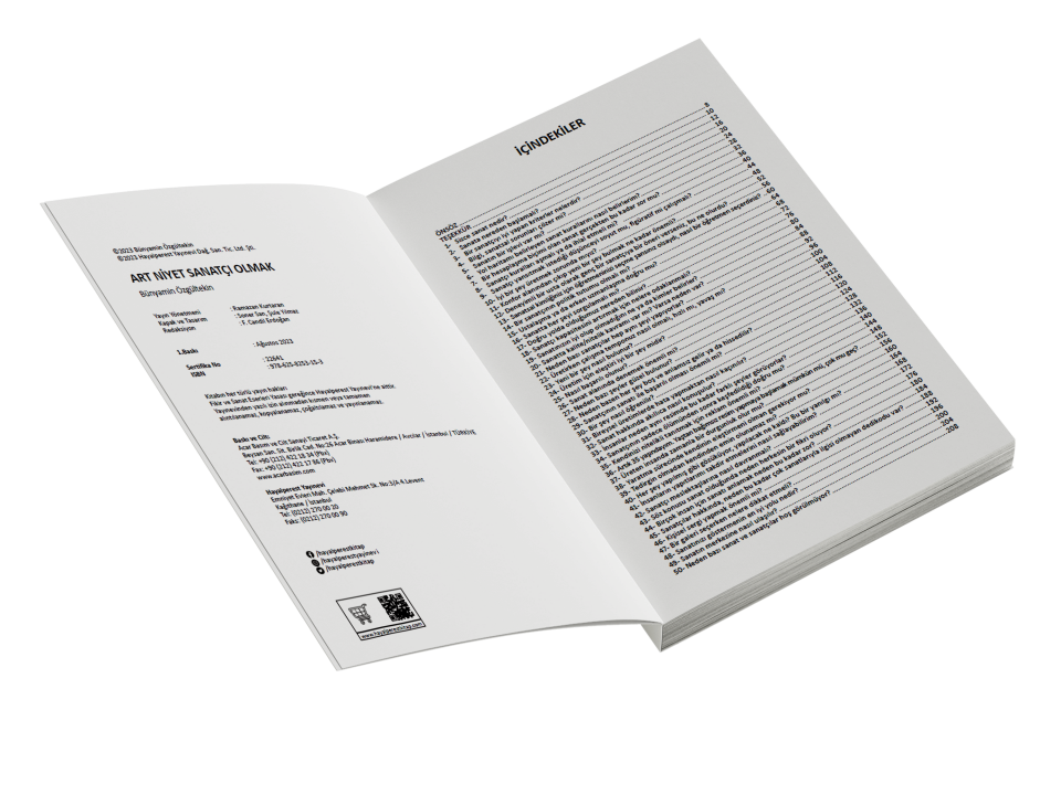 Art Niyet Sanatçı Olmak