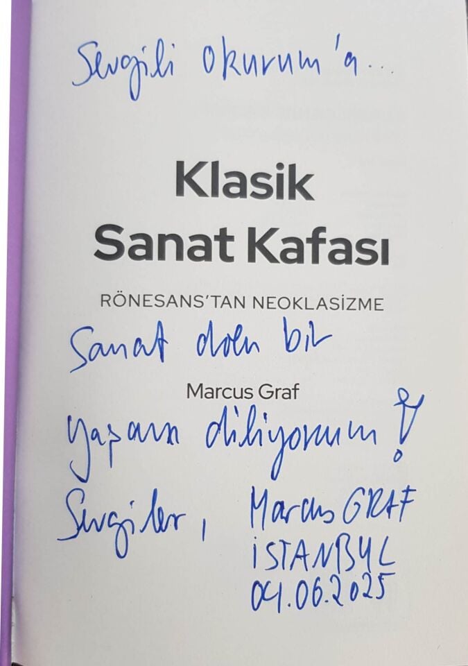 (İMZALI) Klasik Sanat Kafası Rönesans'tan Neoklasizme
