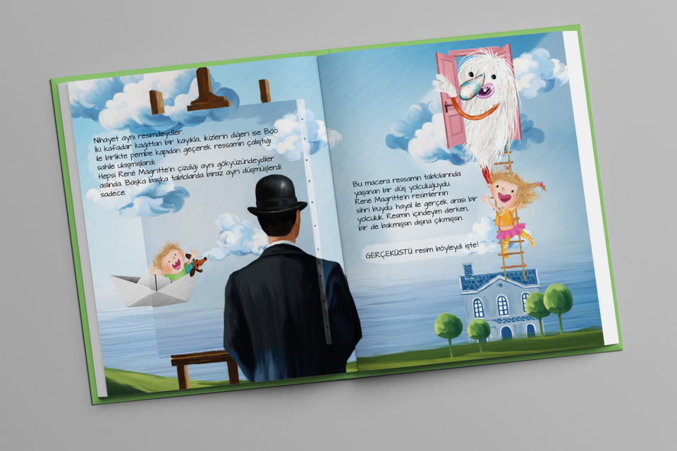 BOO ile Renkli Rüyalar Magritte