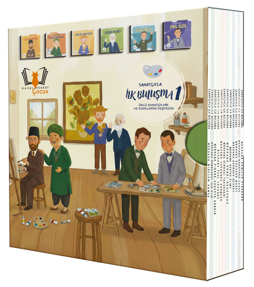 Sanatçıyla İlk Buluşma Merhaba Serisi 1.Set Kutulu 12 Kitap