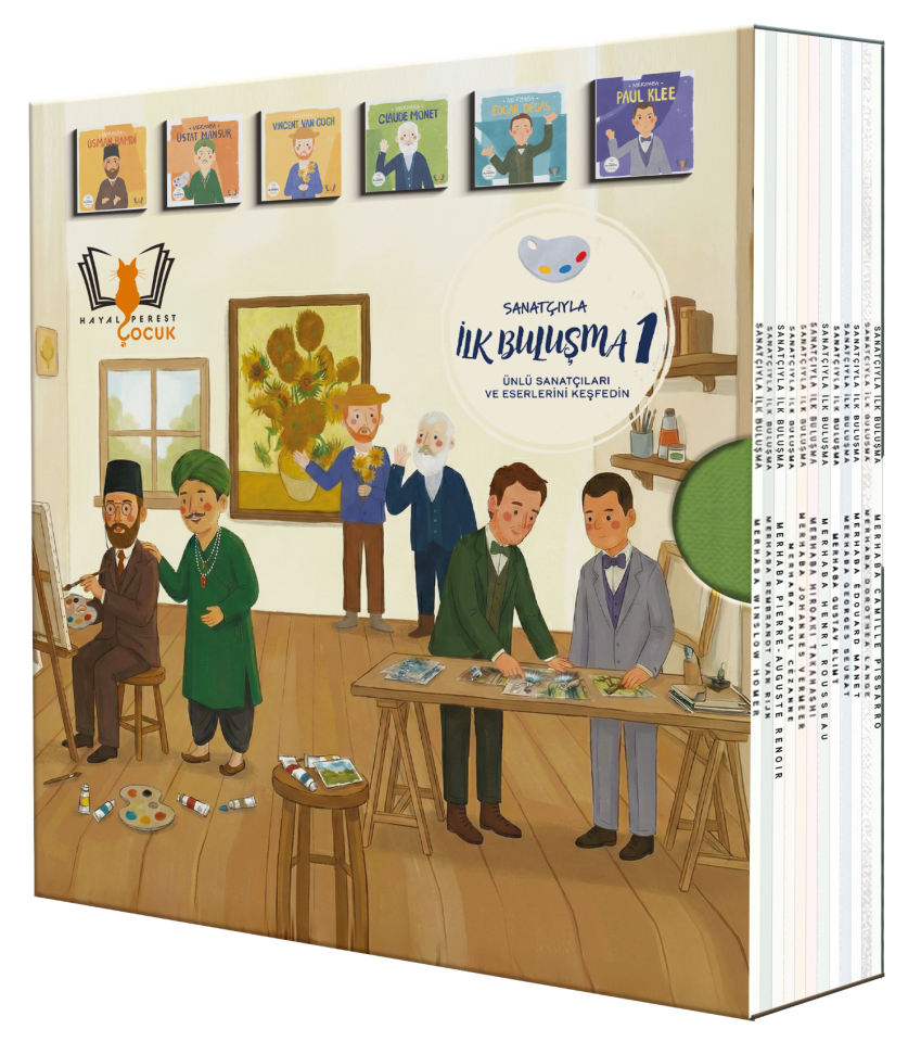 Sanatçıyla İlk Buluşma Merhaba Serisi 1.Set Kutulu 12 Kitap