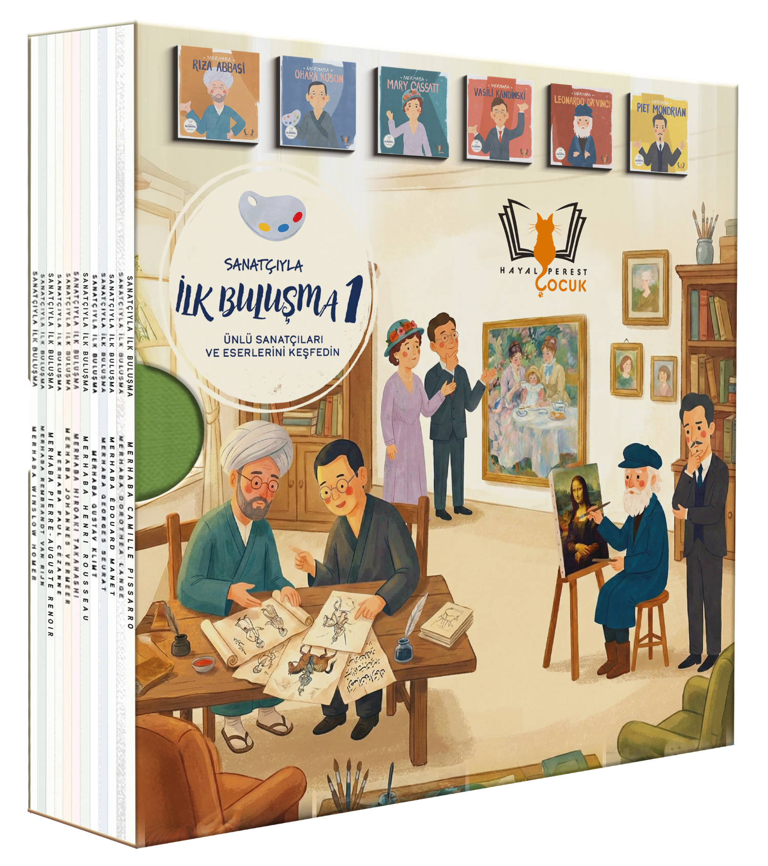 Sanatçıyla İlk Buluşma Merhaba Serisi 1.Set Kutulu 12 Kitap