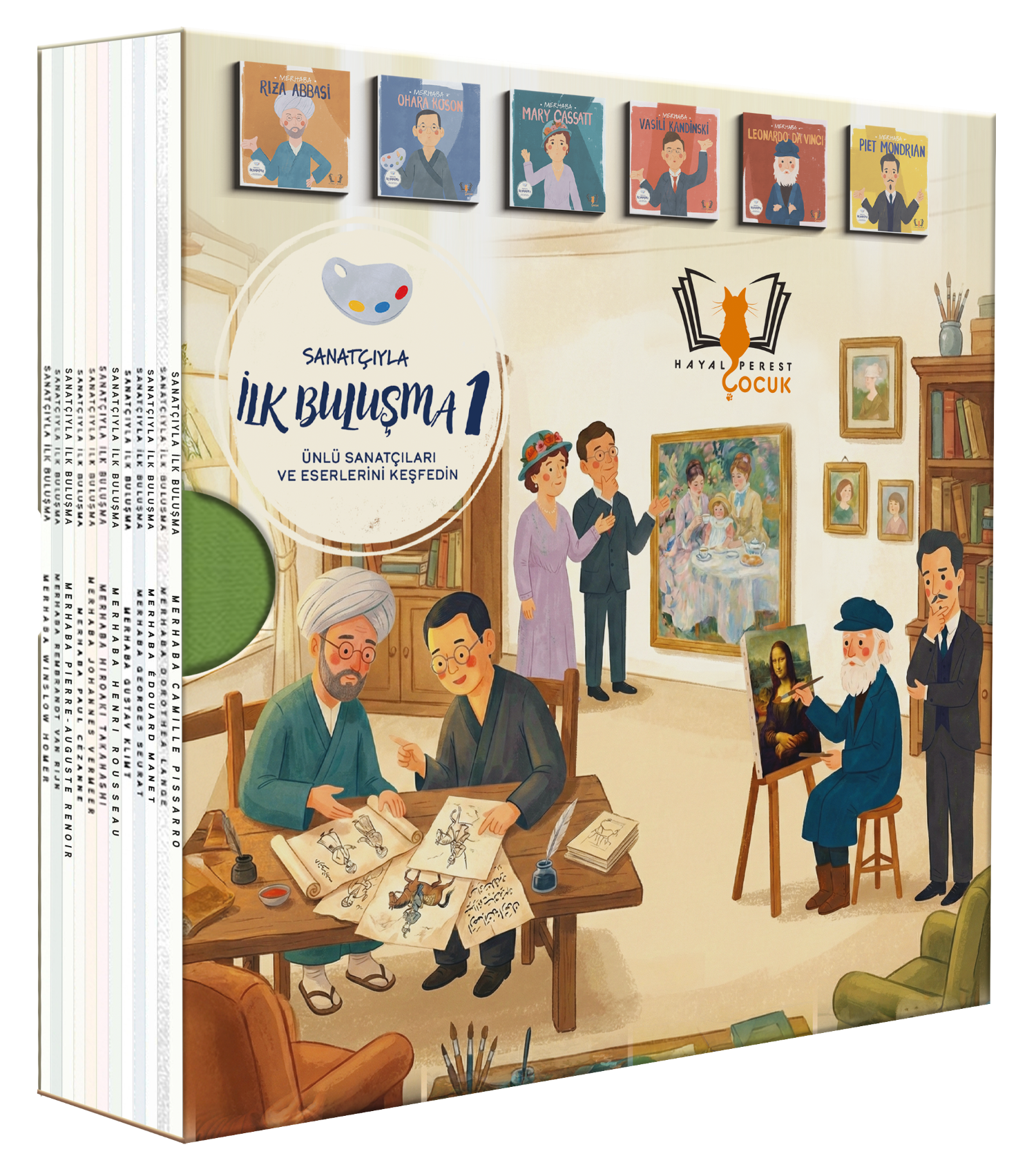 Sanatçıyla İlk Buluşma Merhaba Serisi 1.Set Kutulu 12 Kitap