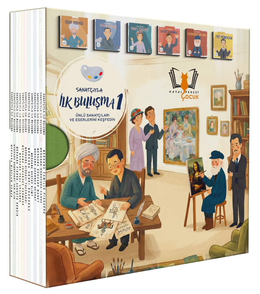Sanatçıyla İlk Buluşma Merhaba Serisi 1.Set Kutulu 12 Kitap