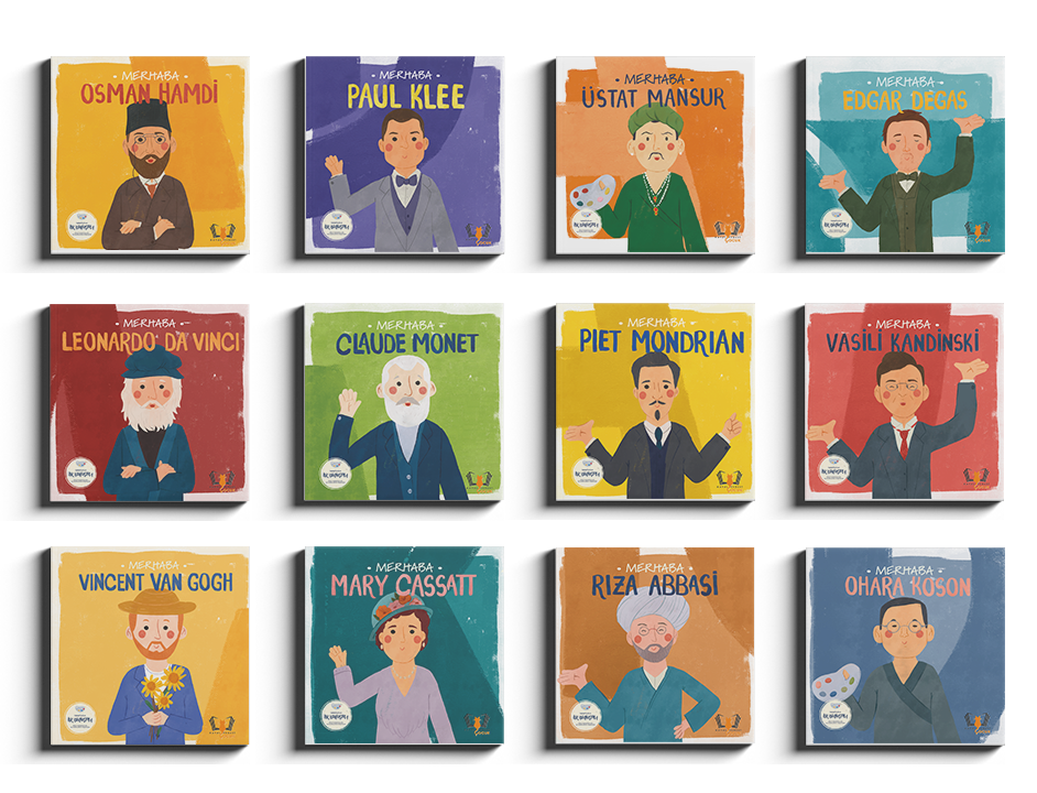 Sanatçıyla İlk Buluşma Merhaba Serisi 1.Set Kutulu 12 Kitap