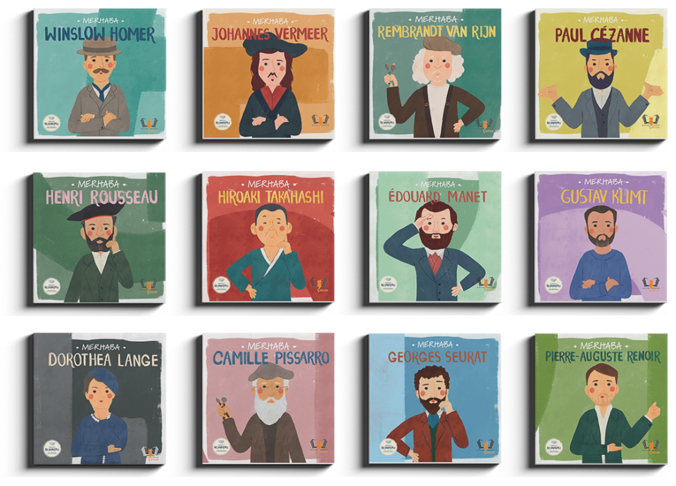 Sanatçıyla İlk Buluşma Merhaba Serisi 2.Set Kutulu 12 Kitap