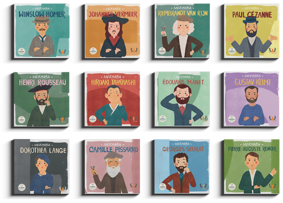Sanatçıyla İlk Buluşma Merhaba Serisi 2.Set Kutulu 12 Kitap