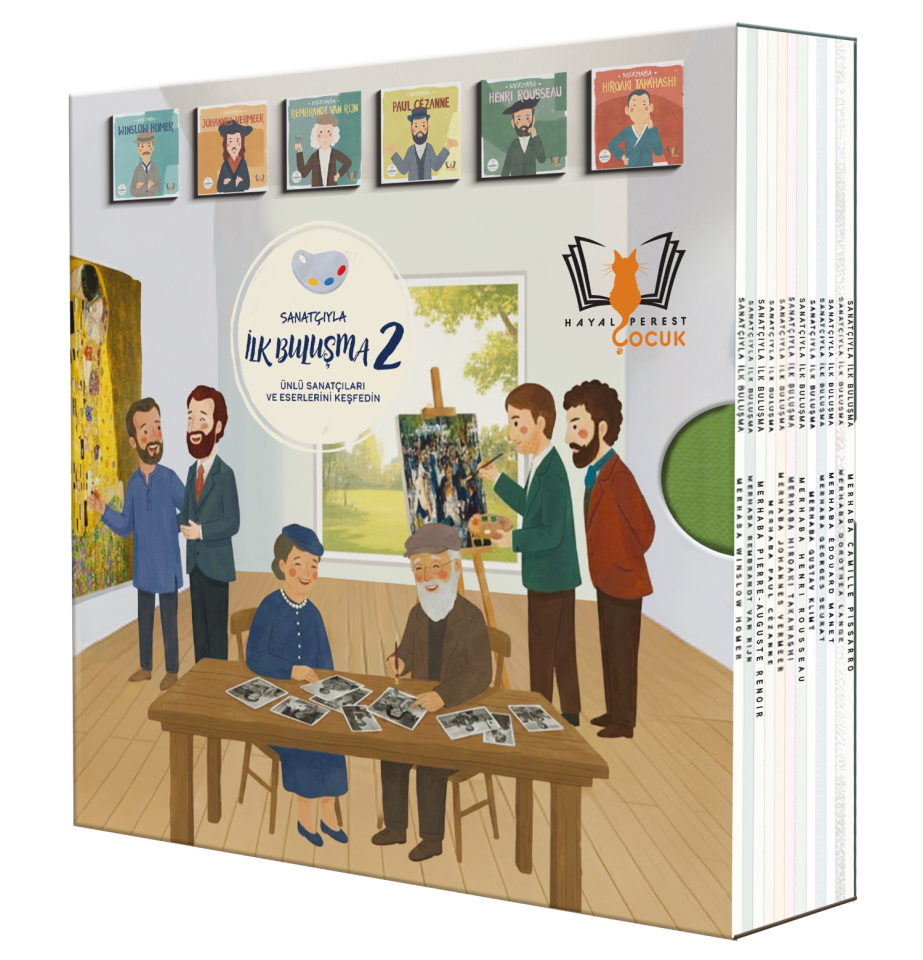Sanatçıyla İlk Buluşma Merhaba Serisi 2.Set Kutulu 12 Kitap