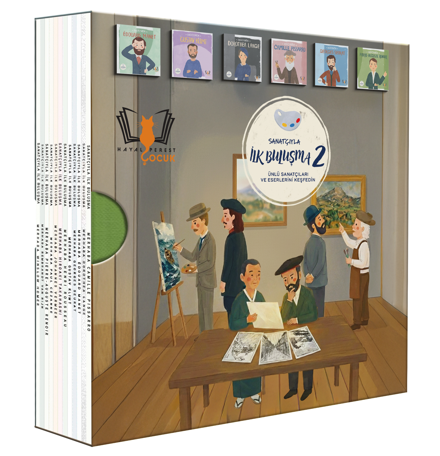 Sanatçıyla İlk Buluşma Merhaba Serisi 2.Set Kutulu 12 Kitap