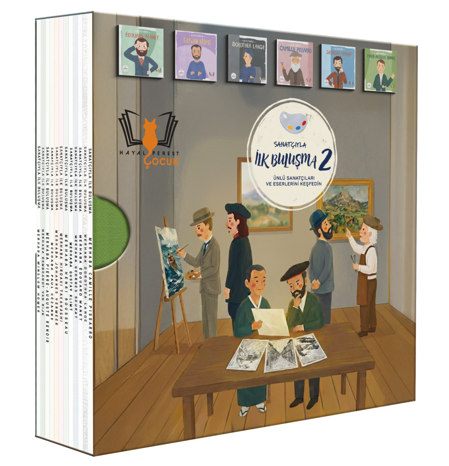 Sanatçıyla İlk Buluşma Merhaba Serisi 2.Set Kutulu 12 Kitap